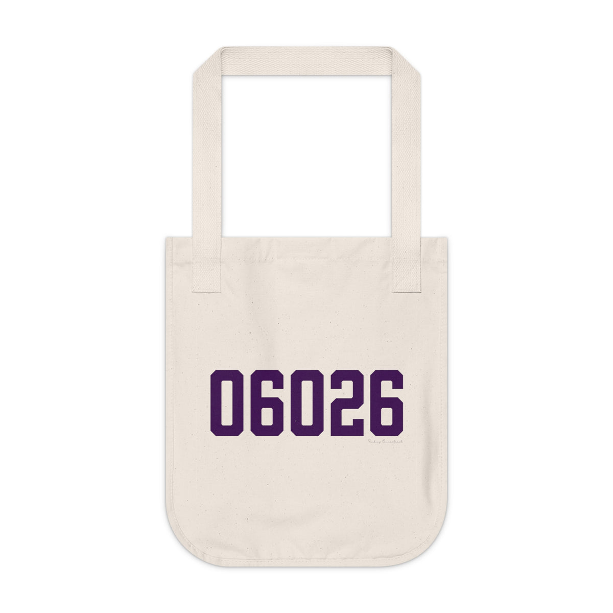 06026 East Granby Connecticut Zip Code Organic Canvas Tote Bag