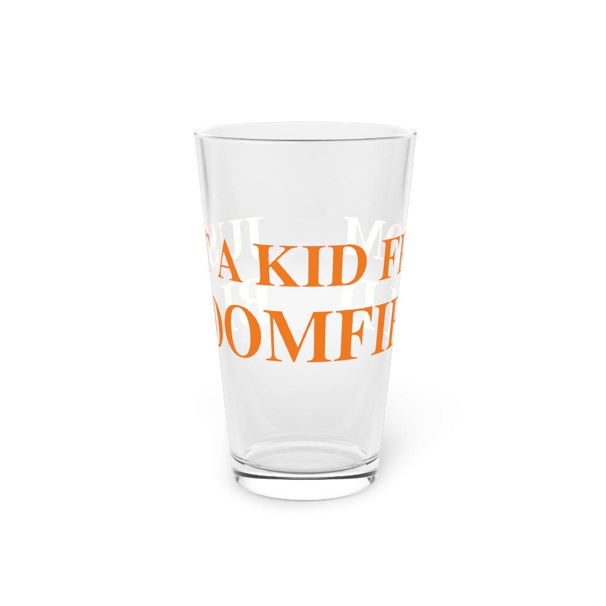 Just a kid from Bloomfield Pint Glass, 16oz