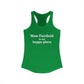 New Fairfield Is My Happy Place Women's Ideal Racerback Tank Top