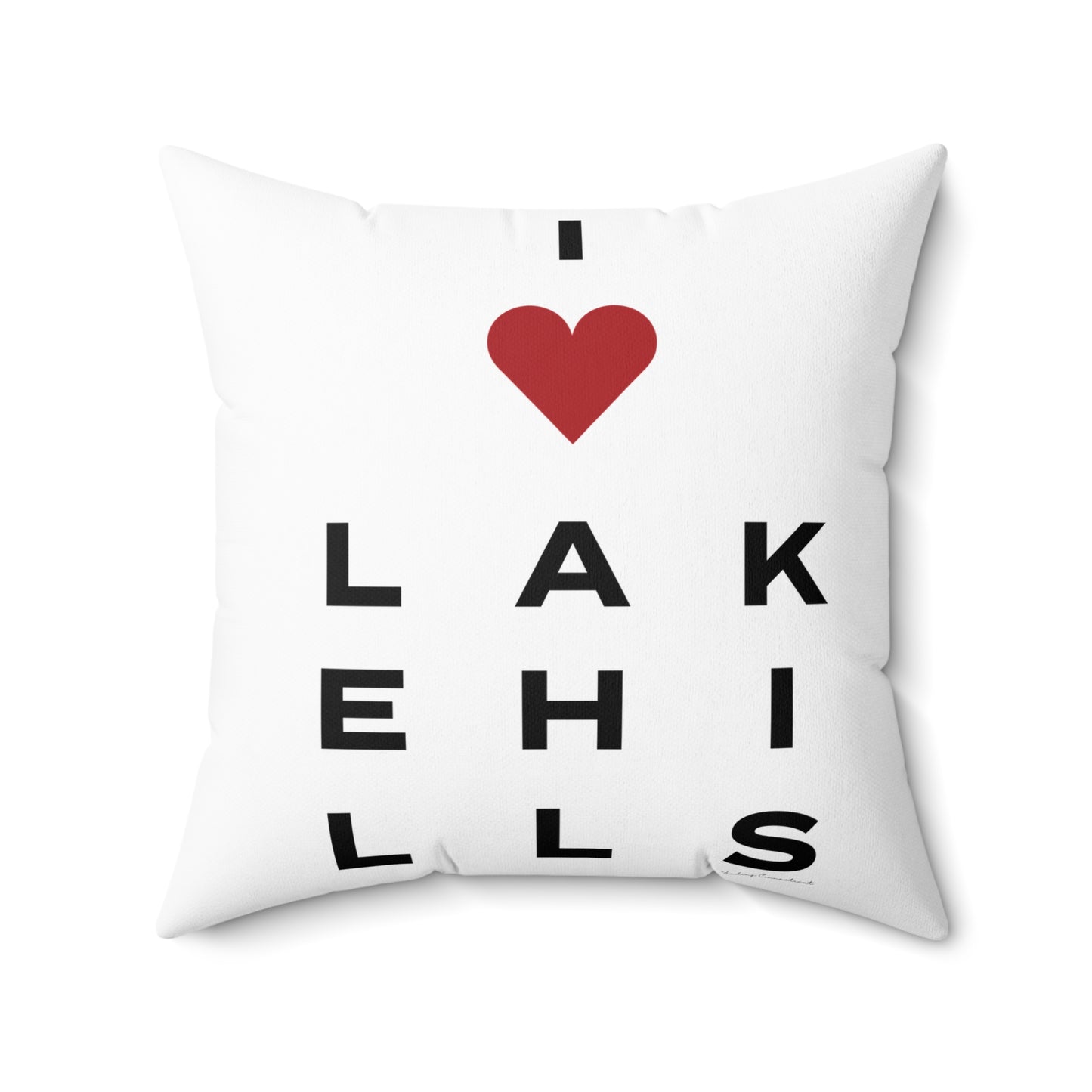Lake Hills Vision Spun Polyester Square Pillow