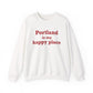 Portland is My Happy Place Unisex Heavy Blend™ Crewneck Sweatshirt
