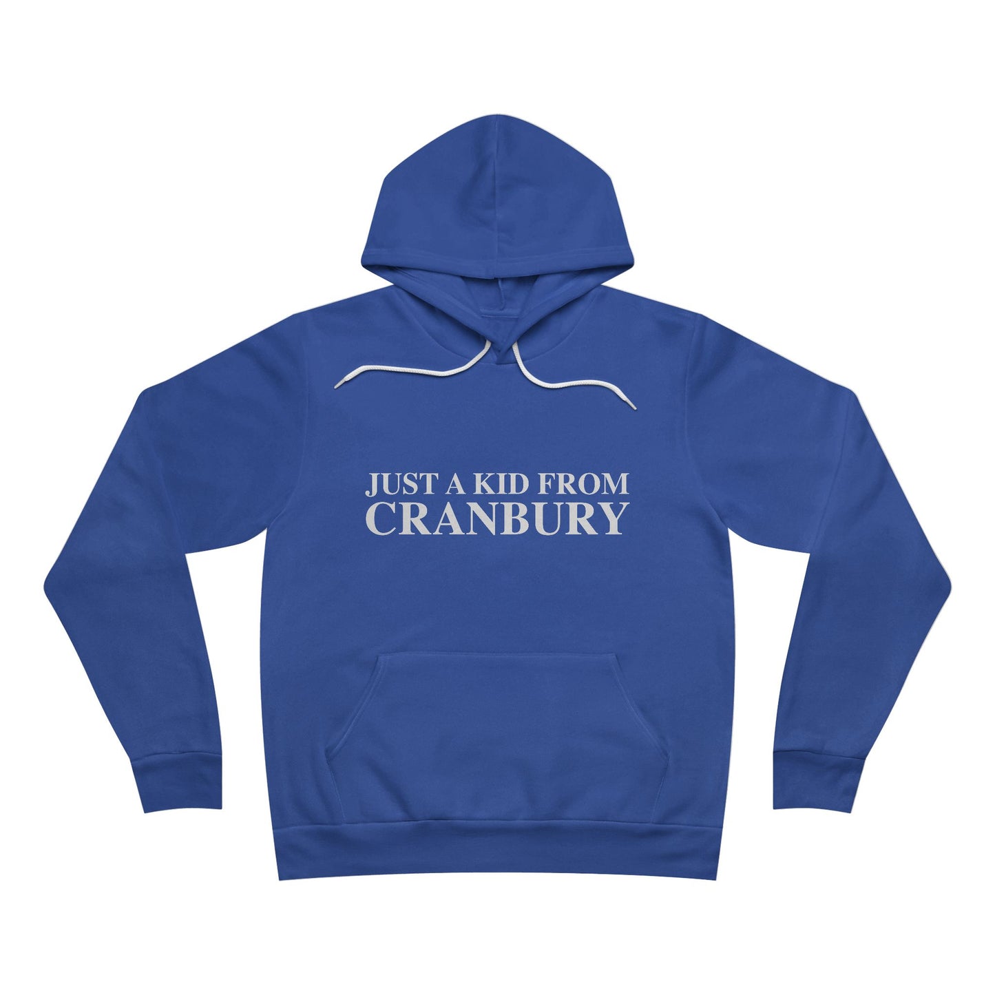 Just a kid from Cranbury Unisex Sponge Fleece Pullover Hoodie