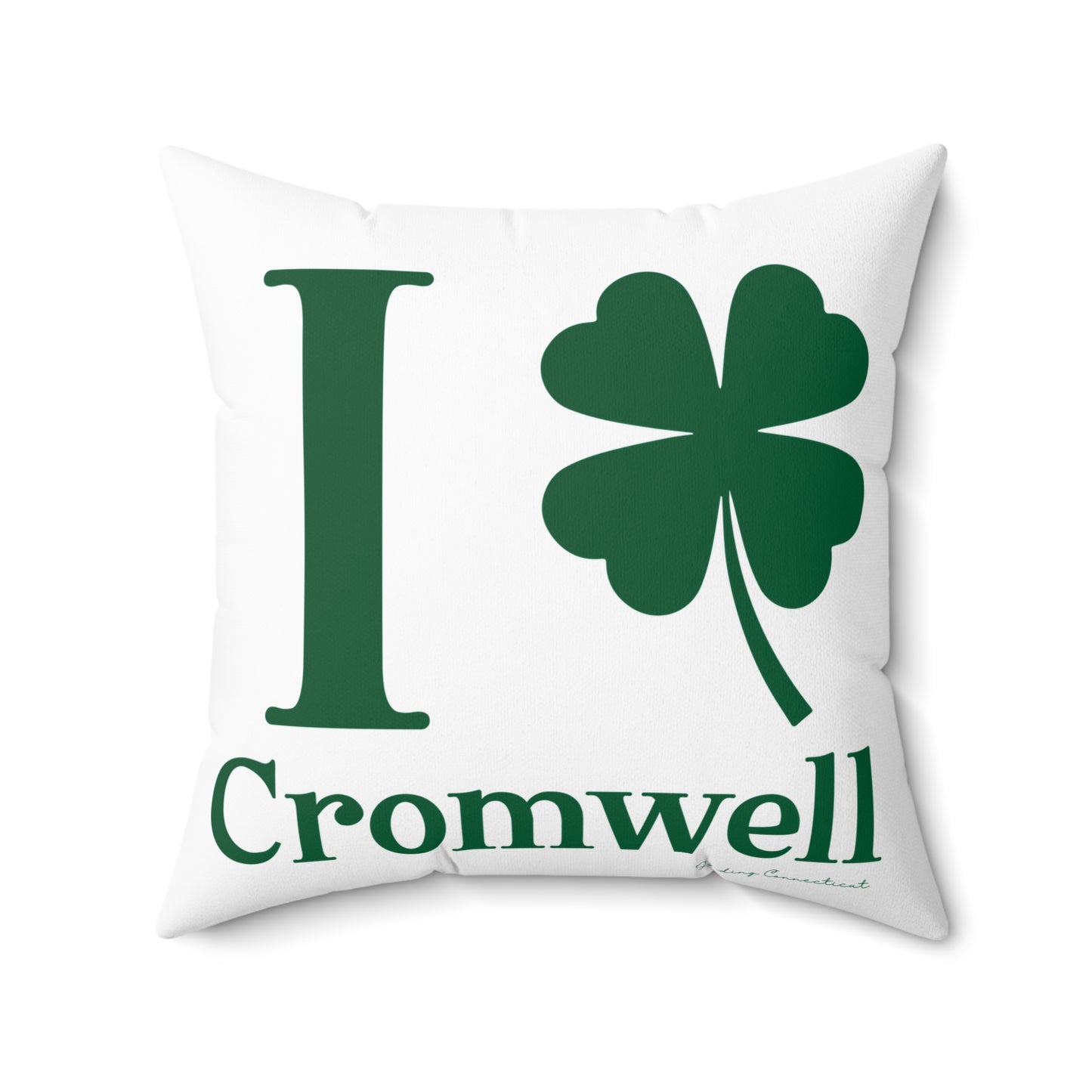 I Clover Cromwell Spun Polyester Square Pillow