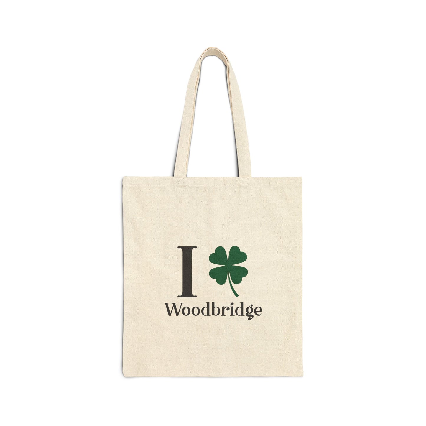 I Clover Woodbridge Cotton Canvas Tote Bag