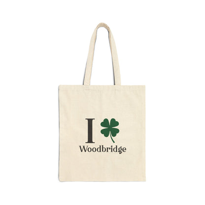 I Clover Woodbridge Cotton Canvas Tote Bag