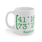 Easton Coordinates Mug 11oz