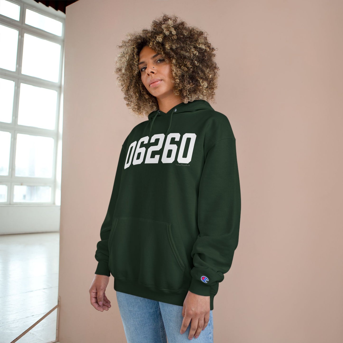 06260 Putnam CT Zip Code Champion Hoodie