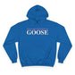 Just a kid listening to Goose - Peach & Pink Champion Hoodie