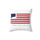 Chaplin Connecticut Flag  Spun Polyester Square Pillow