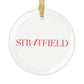 41 Tilt Stratfield Glass Ornaments