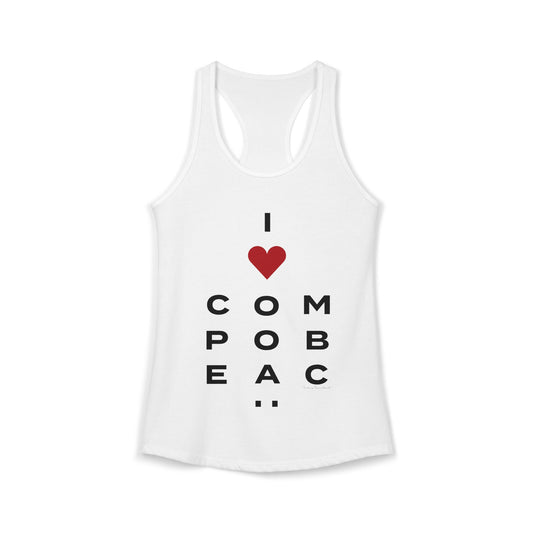 Compo Beach Vision Women's Ideal Racerback Tank Top
