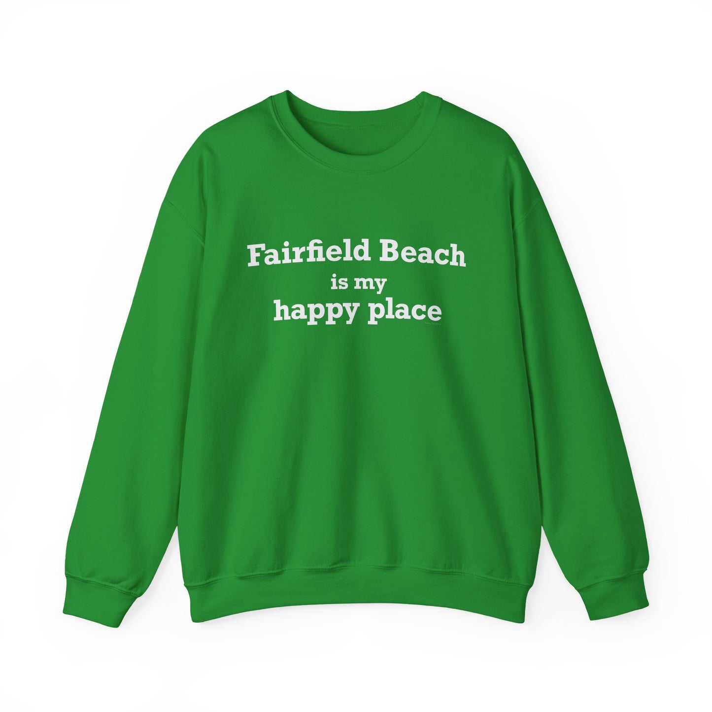 Fairfield Beach is My Happy Place Unisex Heavy Blend™ Crewneck Sweatshirt
