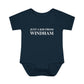 Just a kid from Windham Infant Baby Rib Bodysuit