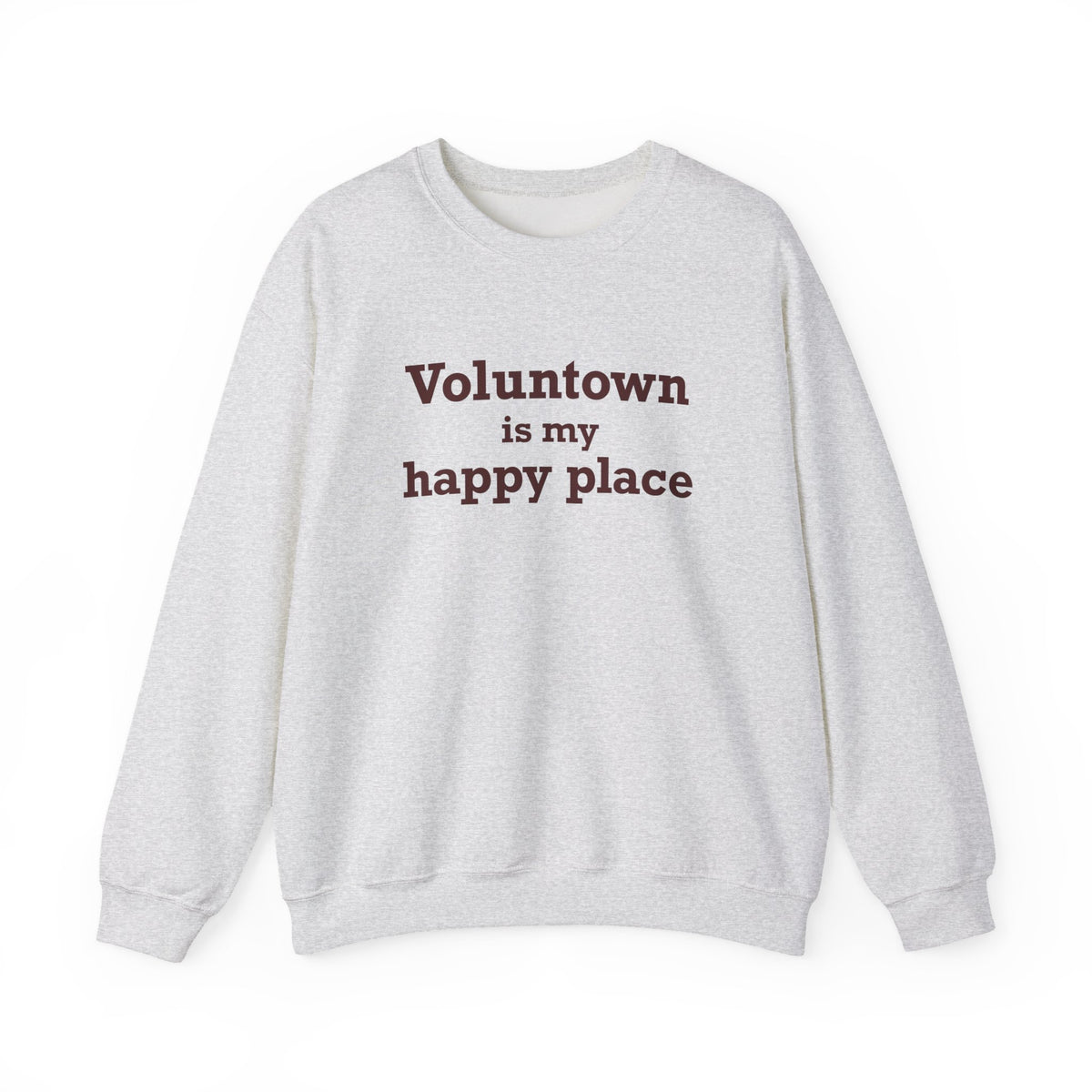 Voluntown is My Happy Place Unisex Heavy Blend™ Crewneck Sweatshirt