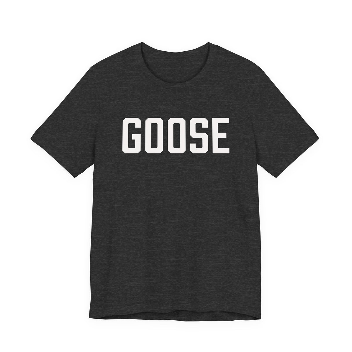Goose Zip Code White & Black Unisex Jersey Short Sleeve T-Shirt