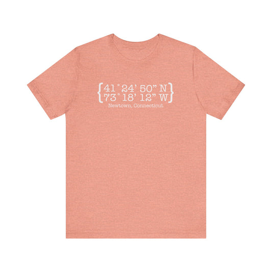 Newtown Coordinates Unisex Jersey Short Sleeve T-Shirt