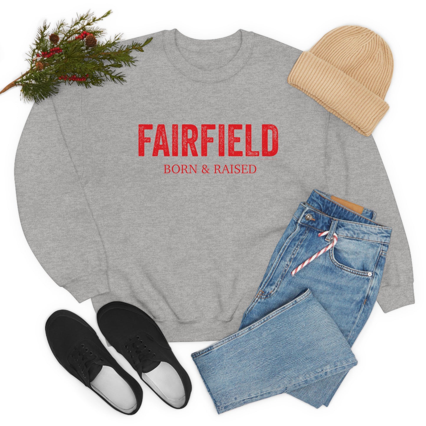 Fairfield Born & Raised Unisex Heavy Blend™ Crewneck Sweatshirt