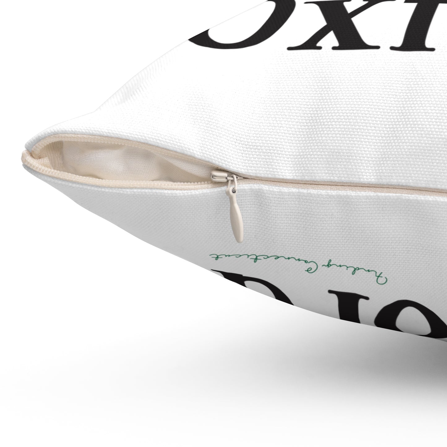 I Clover Oxford Spun Polyester Square Pillow