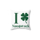 I Clover Naugatuck Spun Polyester Square Pillow
