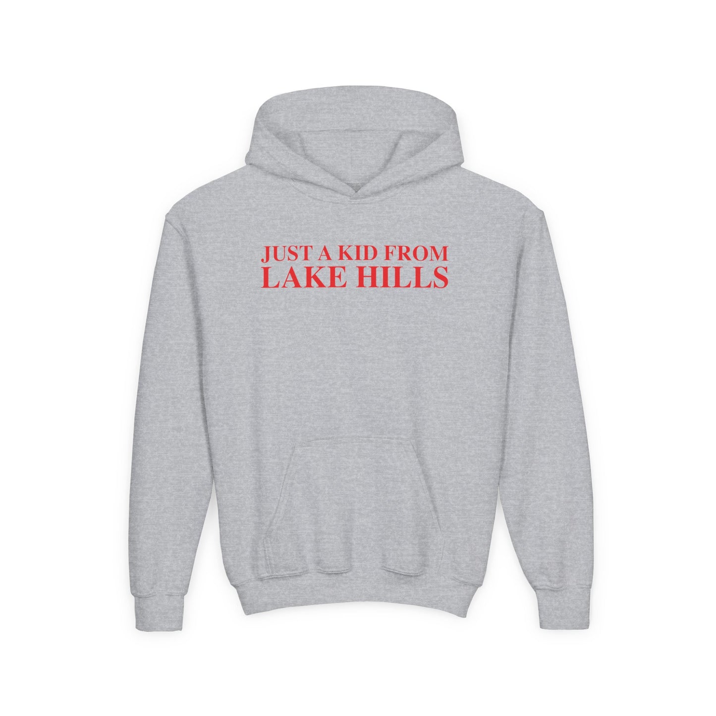 Just a kid from Lake Hills Youth Heavy Blend Hooded Sweatshirt