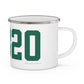 06320 New London Connecticut Zip Code Enamel Camping Mug