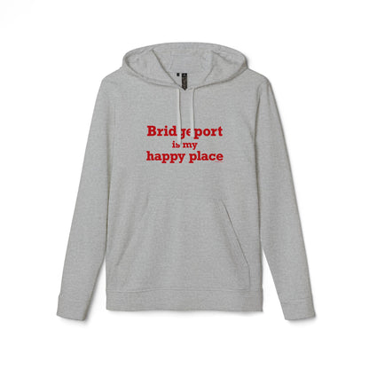 Bridgeport Is My Happy Place  adidas Unisex Fleece Hoodie
