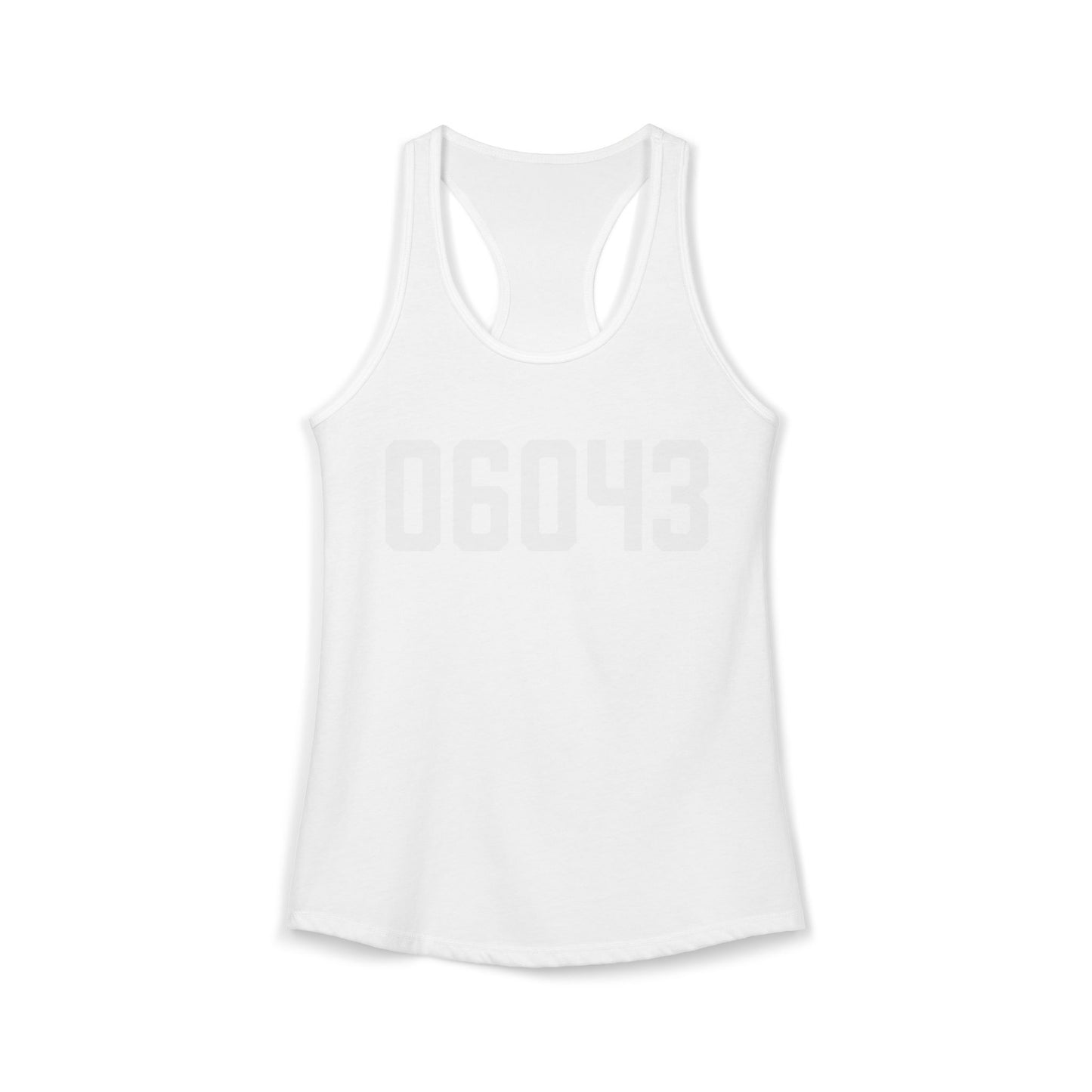 06043 Bolton CT Zip Code Women's Ideal Racerback Tank Top