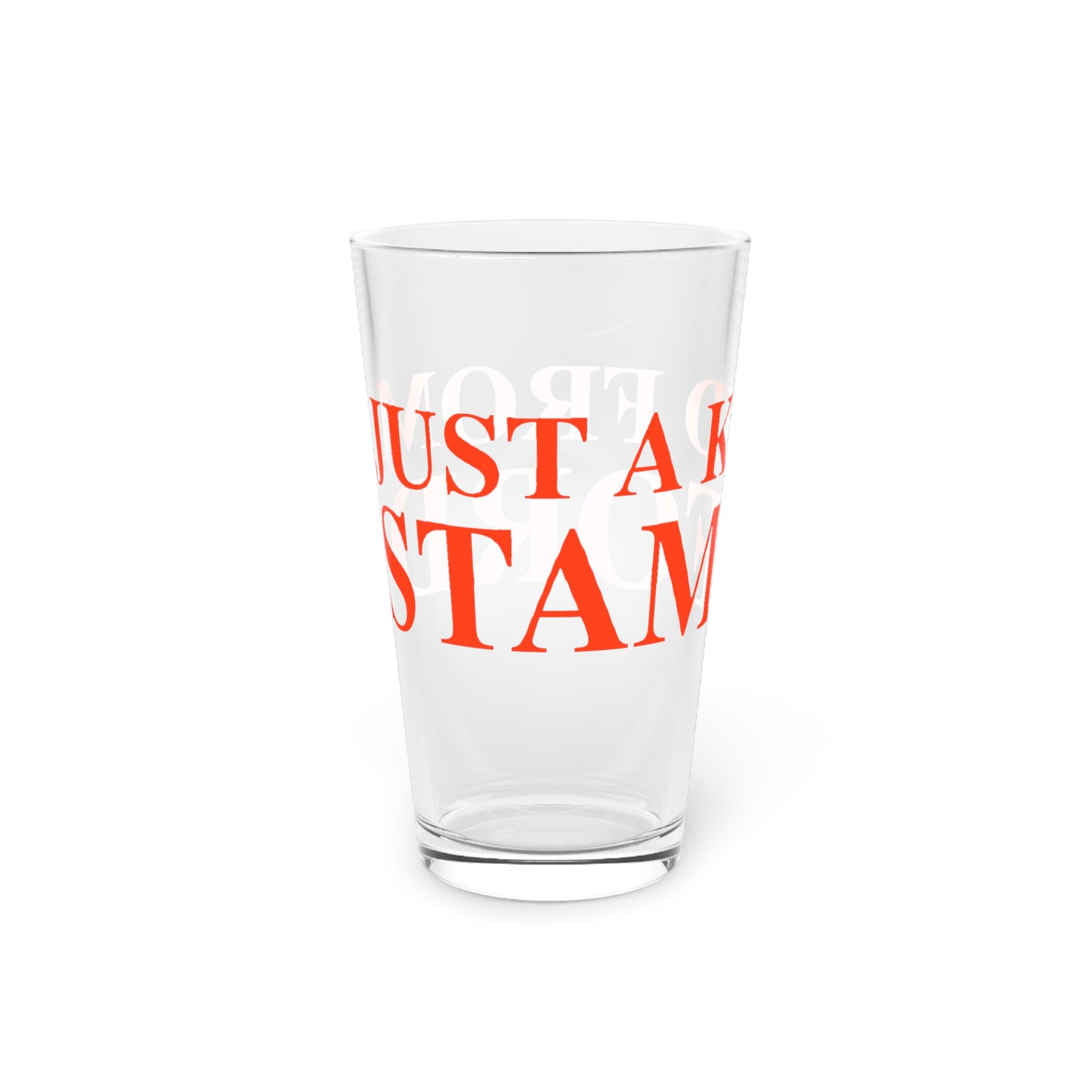 Just a kid from Stamford Pint Glass, 16oz