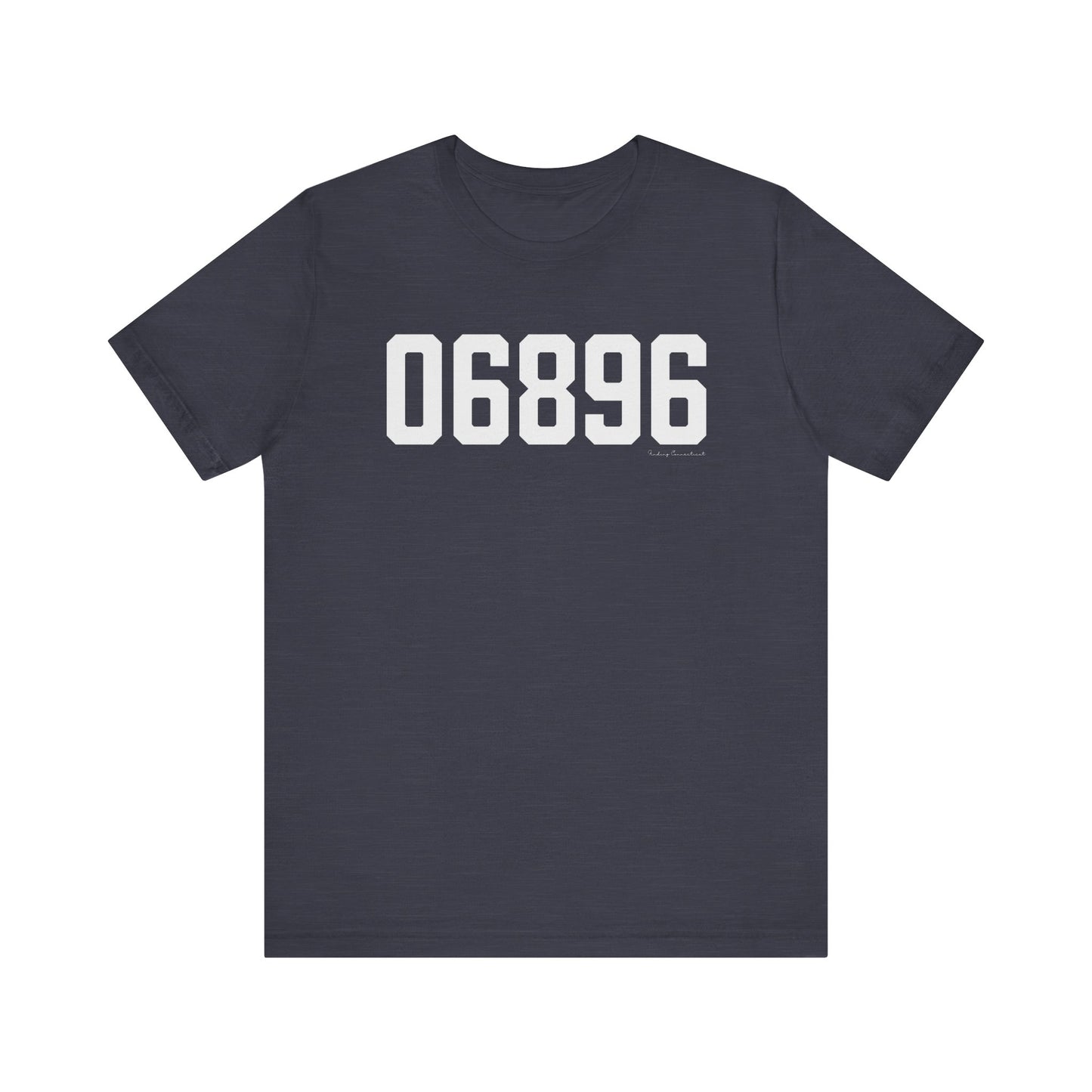 06896 Redding CT Zip Code Unisex Jersey Short Sleeve T-Shirt