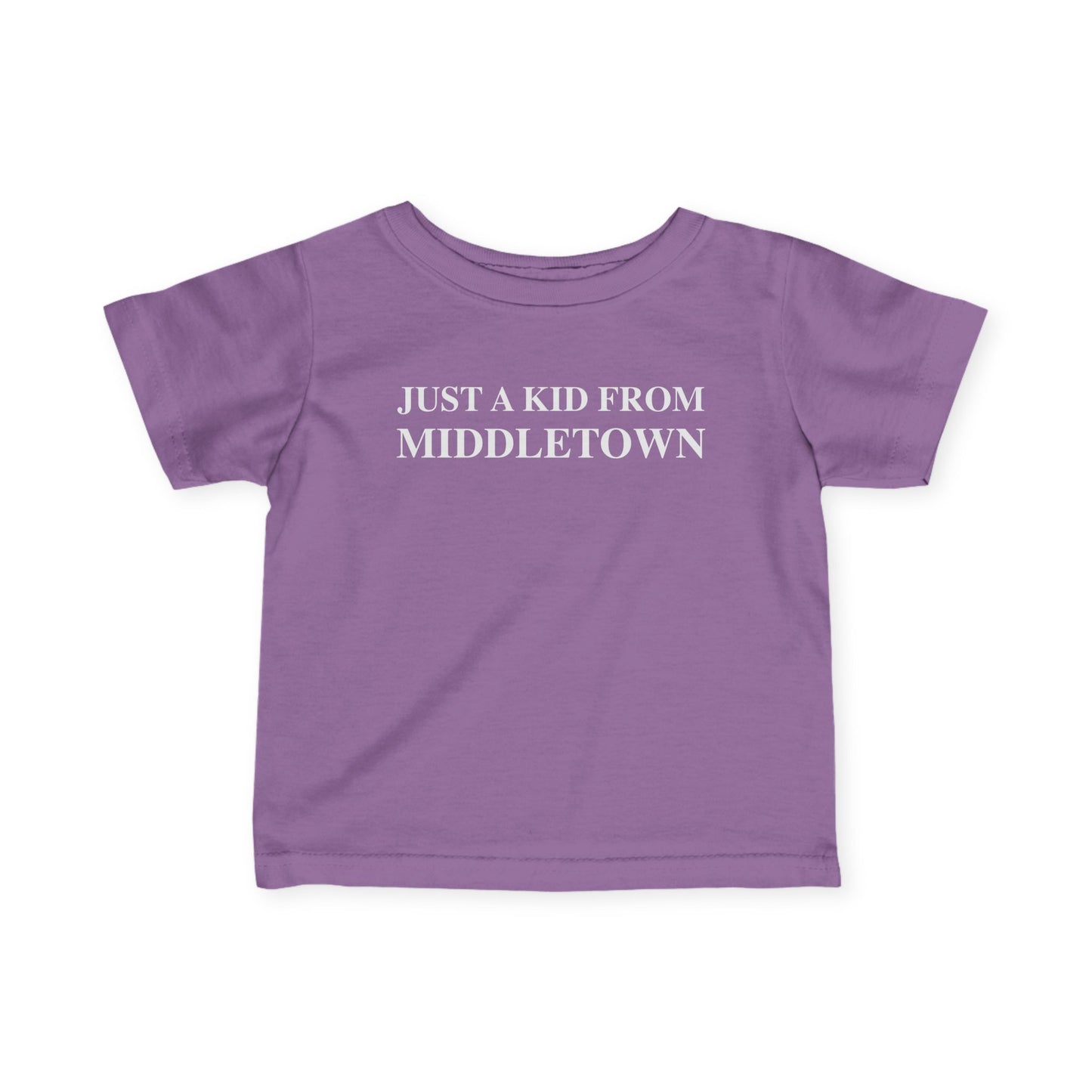 Just a kid from Middletown Infant Fine Jersey T-Shirt