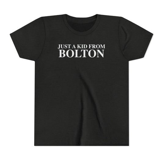 Just a kid from Bolton Youth Short Sleeve T-Shirt