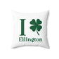 I Clover Ellington Spun Polyester Square Pillow