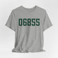 06855 Norwalk Connecticut Zip Code Unisex Jersey Short Sleeve T-Shirt