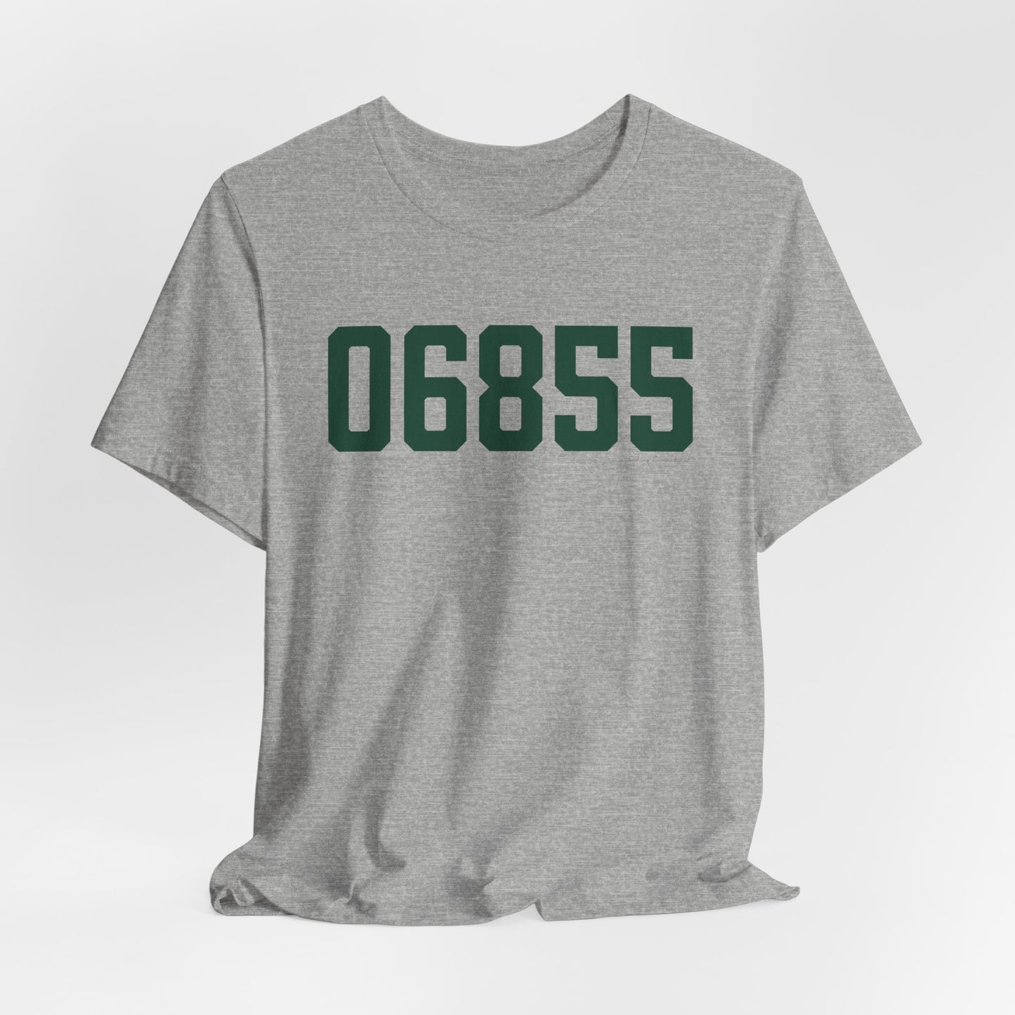 06855 Norwalk Connecticut Zip Code Unisex Jersey Short Sleeve T-Shirt