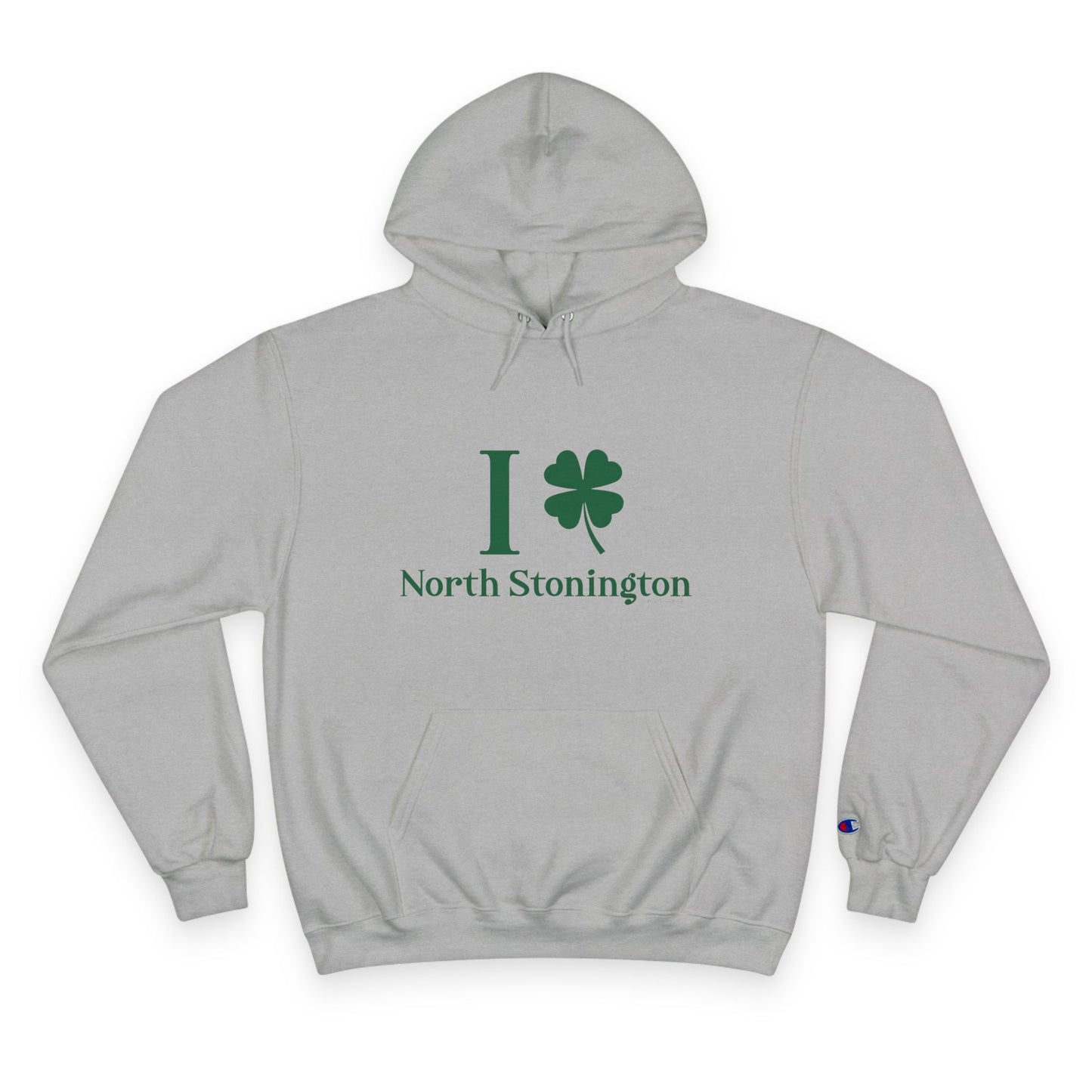 I Clover North Stonington Champion Hoodie
