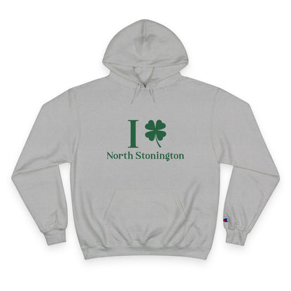 I Clover North Stonington Champion Hoodie