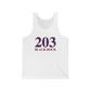 203 Black Rock Red White & Blue Unisex Jersey Tank Top