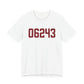 06243 Killingly  Connecticut Zip Code Unisex Jersey Short Sleeve T-Shirt