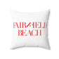 41 Tilt Fairfield Beach Spun Polyester Square Pillow