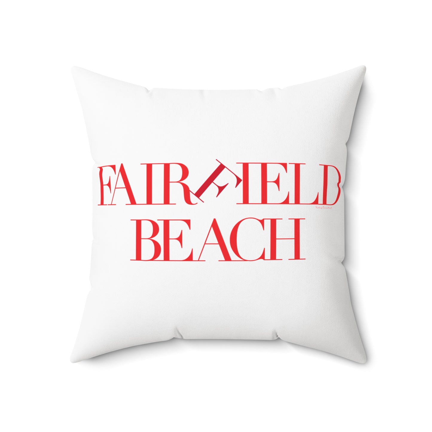 41 Tilt Fairfield Beach Spun Polyester Square Pillow