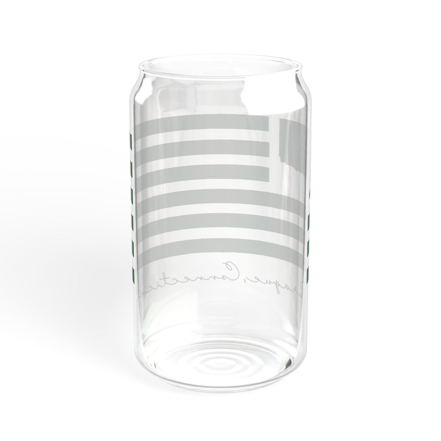 Sprague Connecticut St. Patrick’s Day Flag Sipper Glass, 16oz