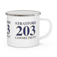 Stratford 203 Connecticut  Enamel Camping Mug