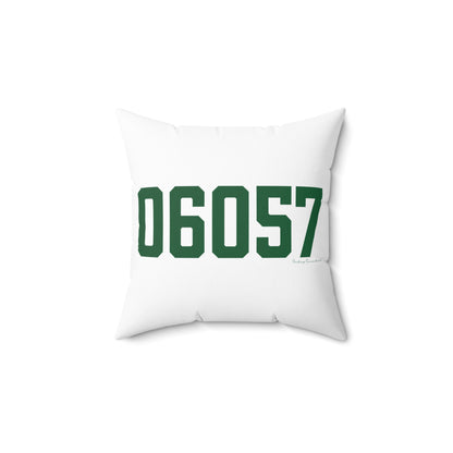 06057 New Hartford Connecticut Zip Code Polyester Square Pillow