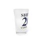 Shelton 203 Connecticut Pint Glass, 16oz