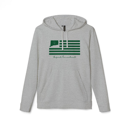 Oxford Connecticut St. Patrick’s Day Flag adidas Unisex Fleece Hoodie