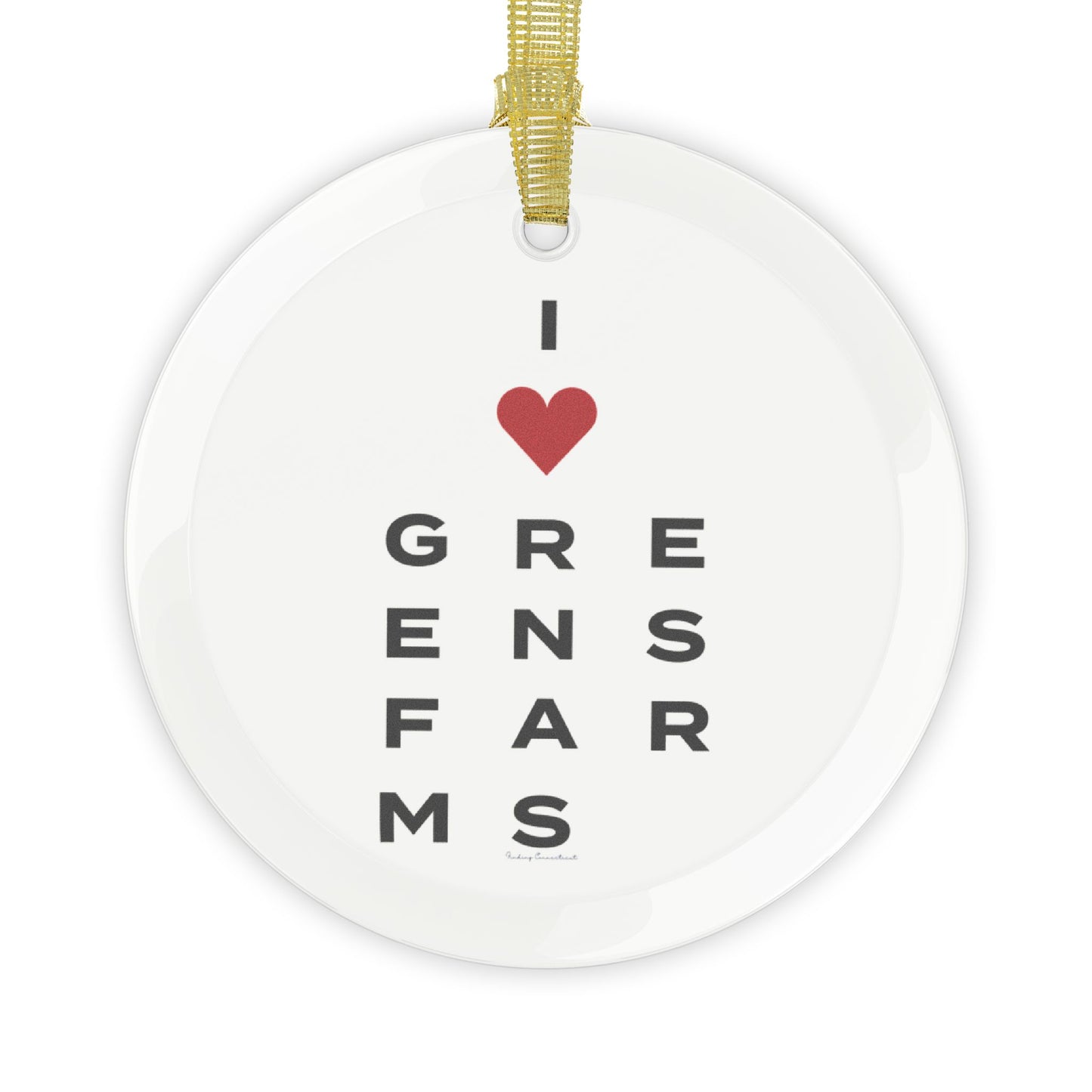 Greens Farms Vision Glass Ornaments
