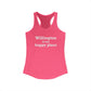 Willington is My Happy Place Women's Ideal Racerback Tank Top