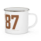 06787 Thomaston Connecticut Zip Code Enamel Camping Mug