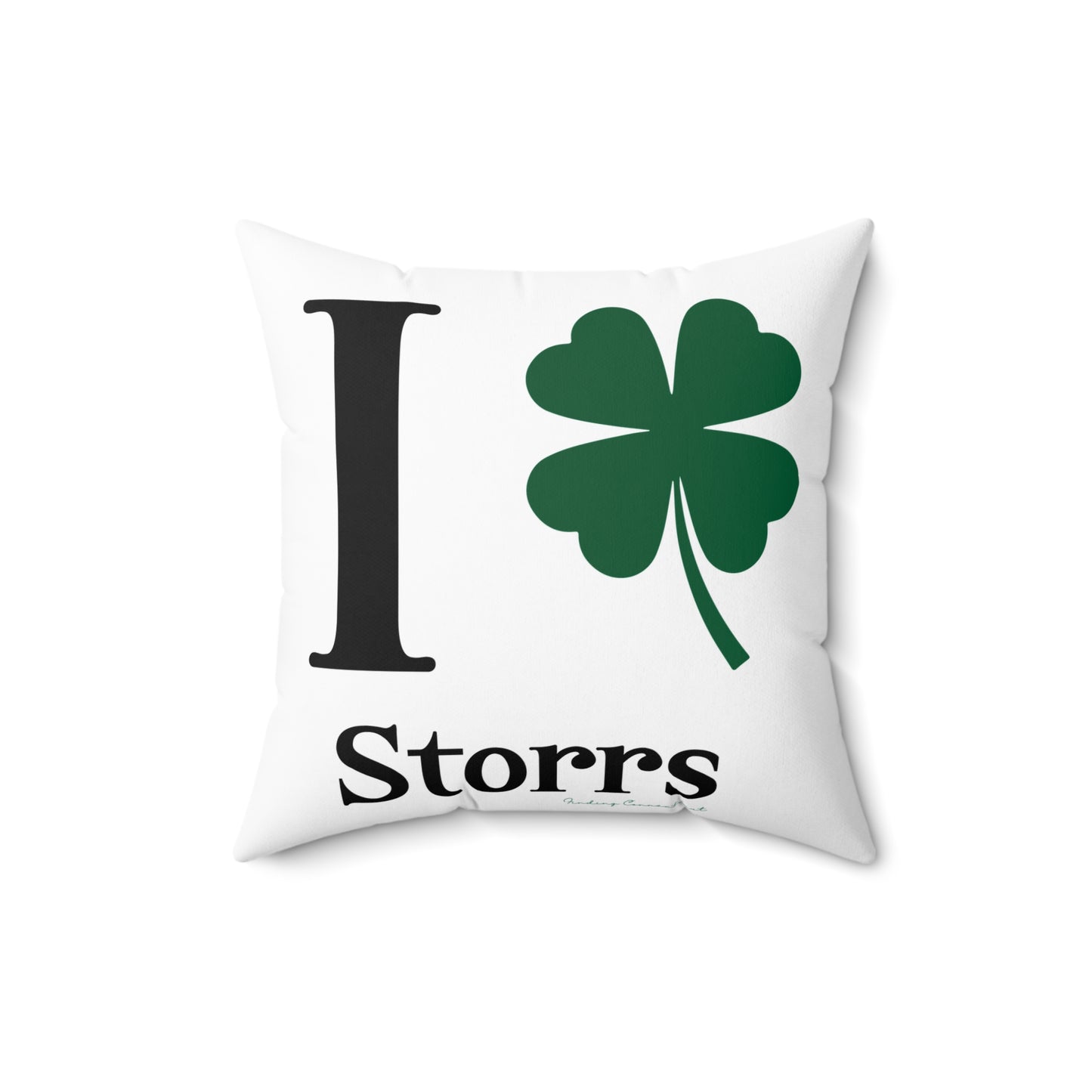 I Clover Storrs Spun Polyester Square Pillow