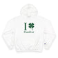 I Clover Pomfret Champion Hoodie